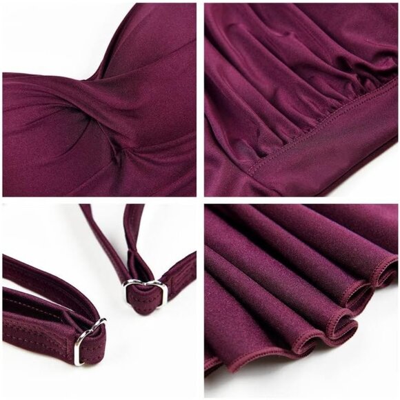 "Vintage  Swim wear, Women's Classic Swimwear Tummy Control dress" - Picture 5 of 5